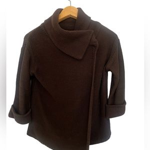 Brown cowl neck sweater- size M Old navy